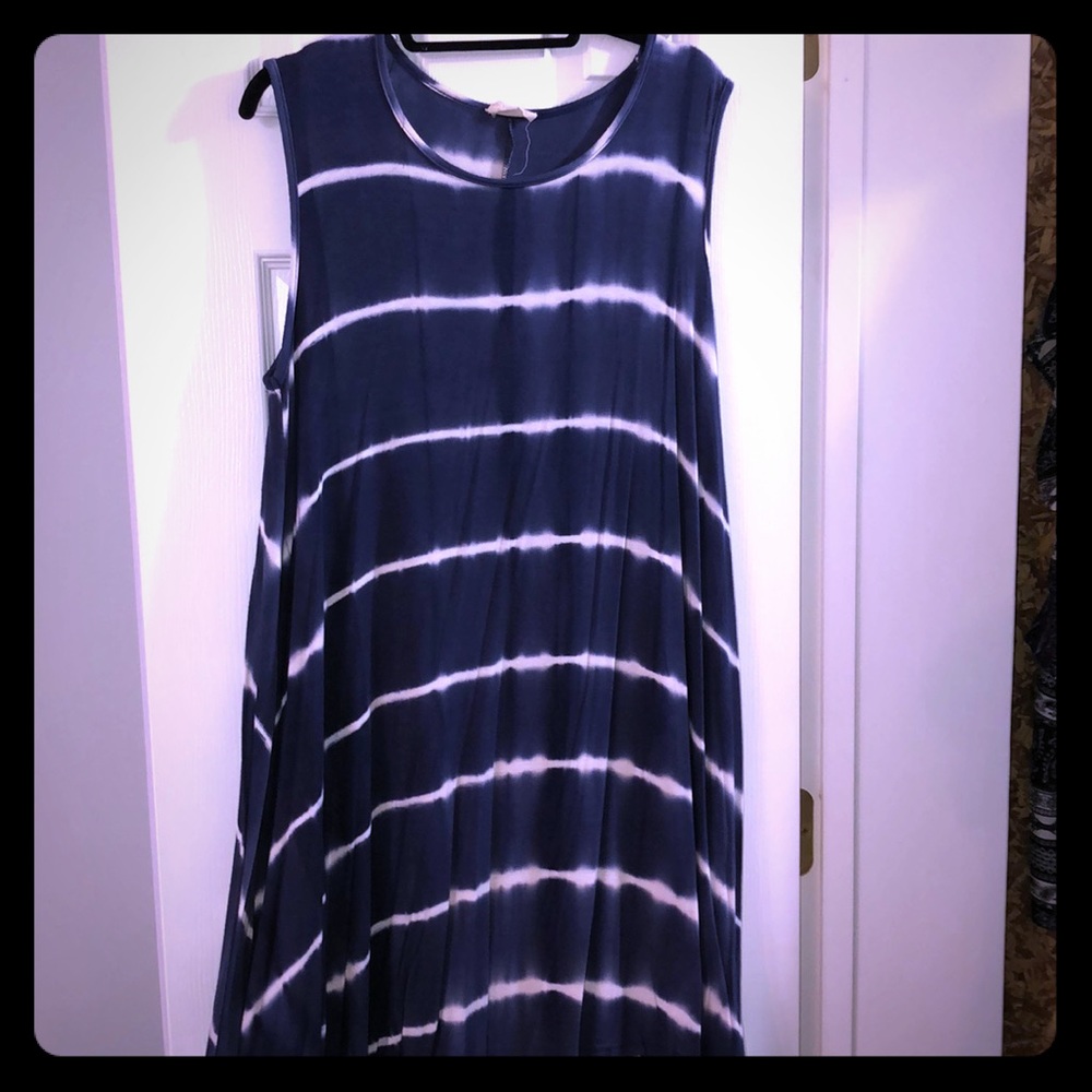 Tie die 1x short sundress